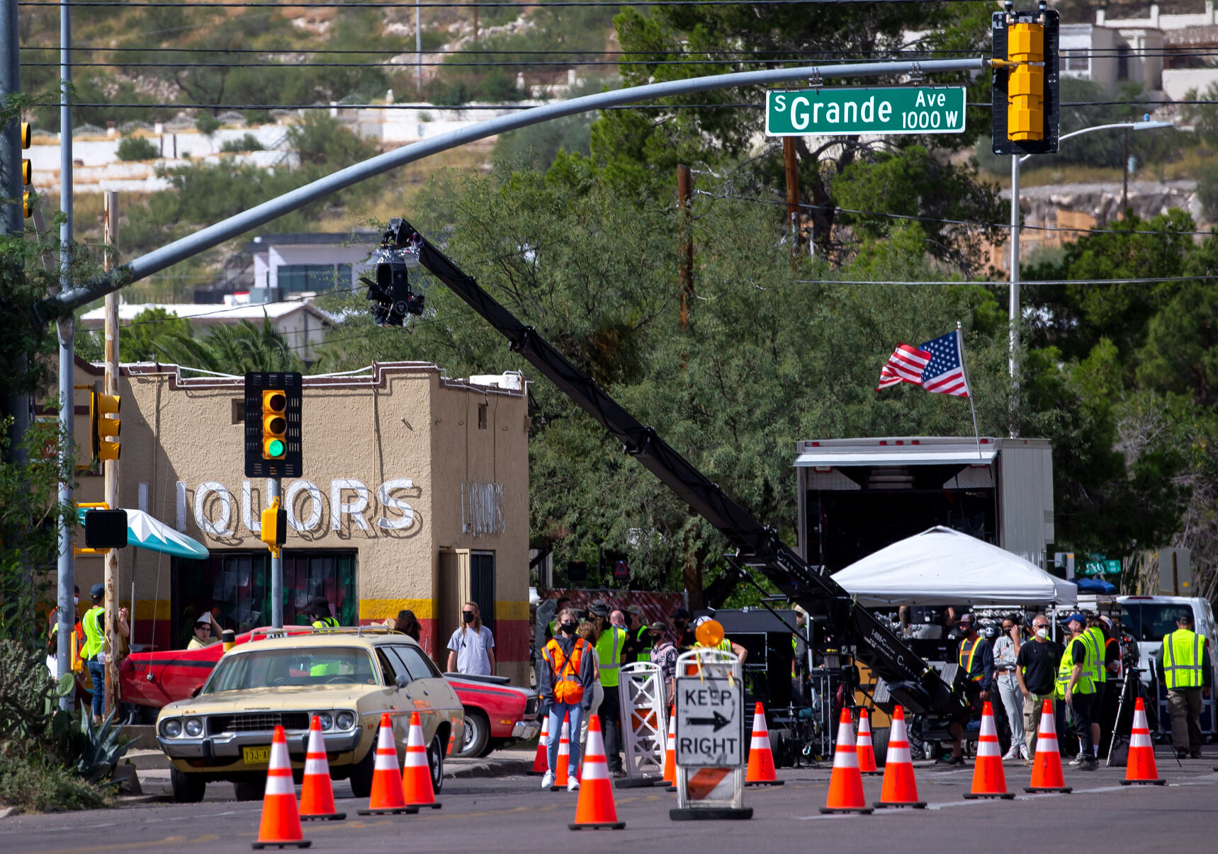 Filming in Menlo Park, Tucson (copy)